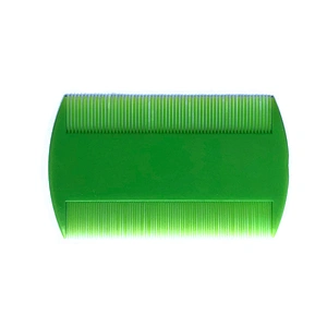 Xinlinda brand hot selling green color and custom color portable widely use plastic lice hair comb
