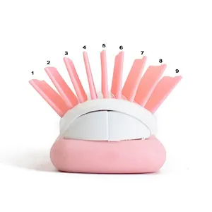 Private Label Denman Brush Manufacturers Wholesale Luxury China Strong Bristles 9 Rows Plastic Compact Waterproof Cushion Laser