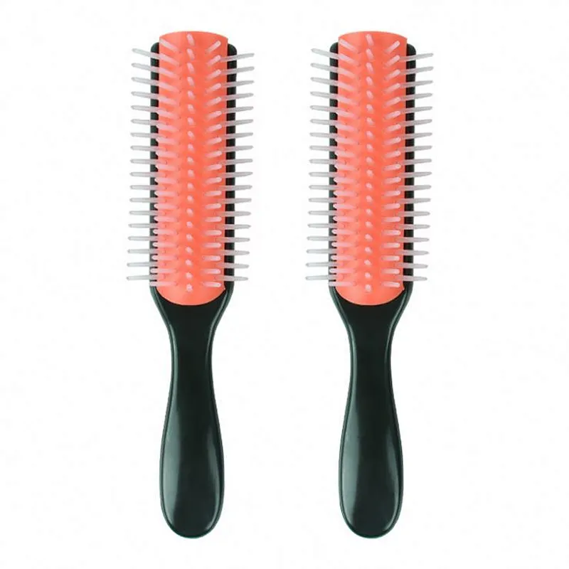 Factories Direct Detachable 5-Row Removable Straight Detangling Simple Denman Hair Brush