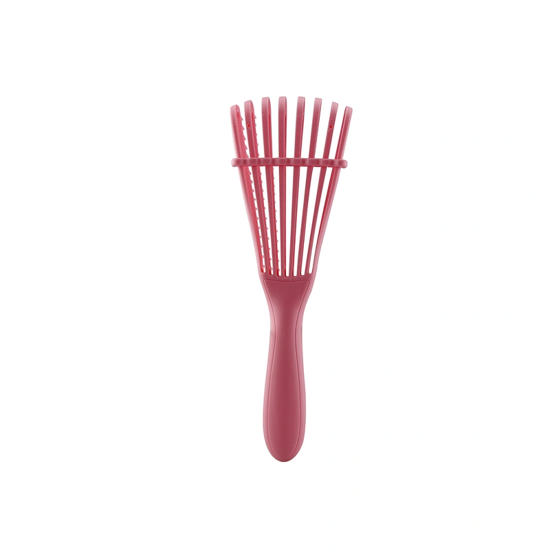 Hairdressing Vent Feature Plastic Handle Magic Eight Rows Octopus Spare Ribs Comb Detangling Hair Brush
