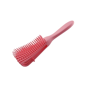 Hairdressing Vent Feature Plastic Handle Magic Eight Rows Octopus Spare Ribs Comb Detangling Hair Brush