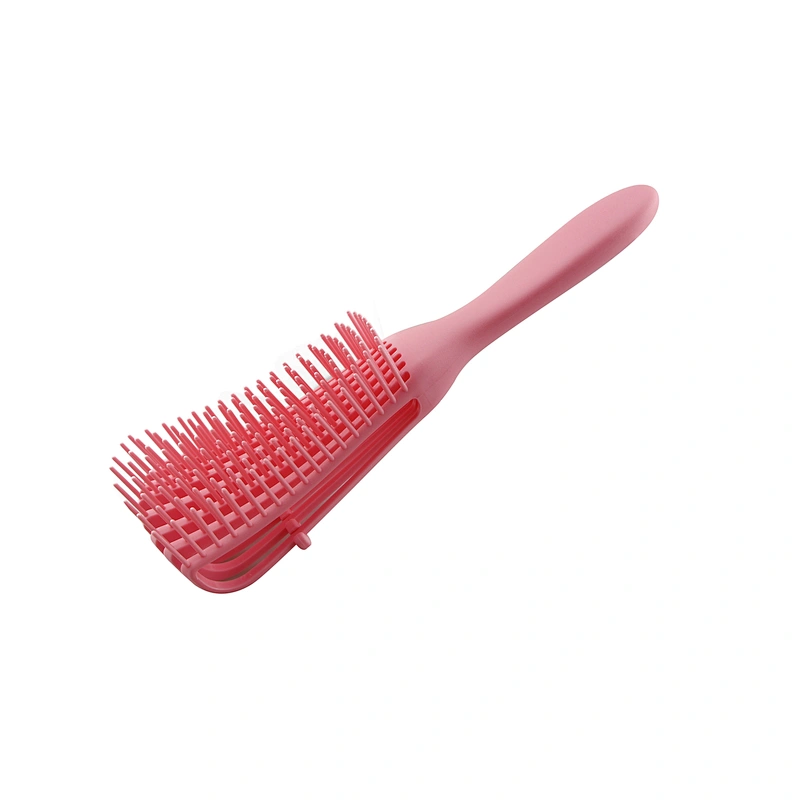 Hairdressing Vent Feature Plastic Handle Magic Eight Rows Octopus Spare Ribs Comb Detangling Hair Brush
