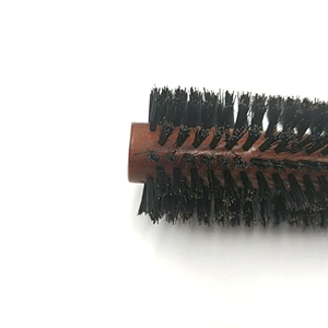 Nature environment-friendly degradable wooden roller hair brush