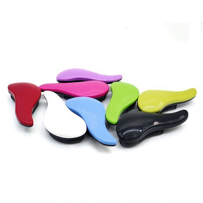 Private Label Hot Sale Plastic Hair Massage Brush High Quality Portable Detangling