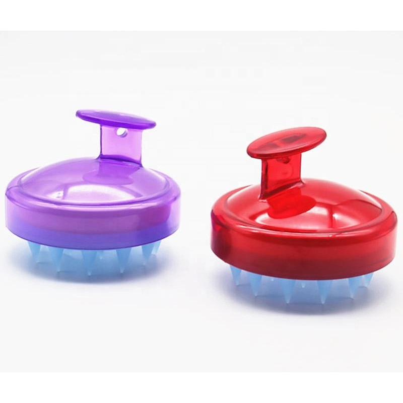 Hair Brush Manual Silicone Scalp Massager Shampoo For Growth