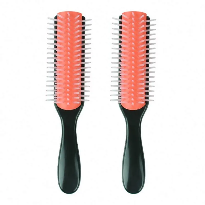 Factories Direct Detachable 5-Row Removable Straight Detangling Simple Denman Hair Brush