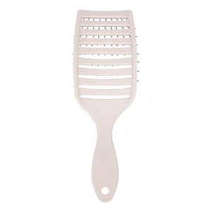 Soft touch quickly drying vented air curved brush big paddle massage nylon bristles custom wave brush