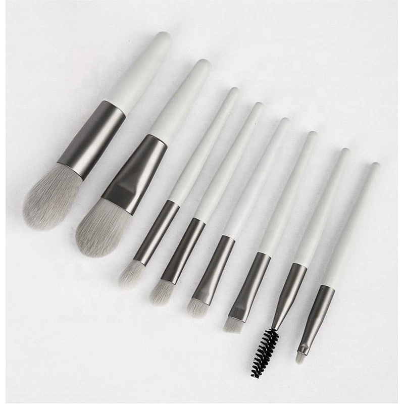 Mini 8 - Pack Professional Makeup Brush Set Brushes Factory Stock