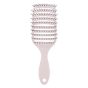 Fashional inject body cheap soft nylon bristles curve massager brush ergonomics shape wave brush custom