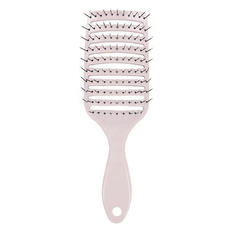 Fashional inject body cheap soft nylon bristles curve massager brush ergonomics shape wave brush custom