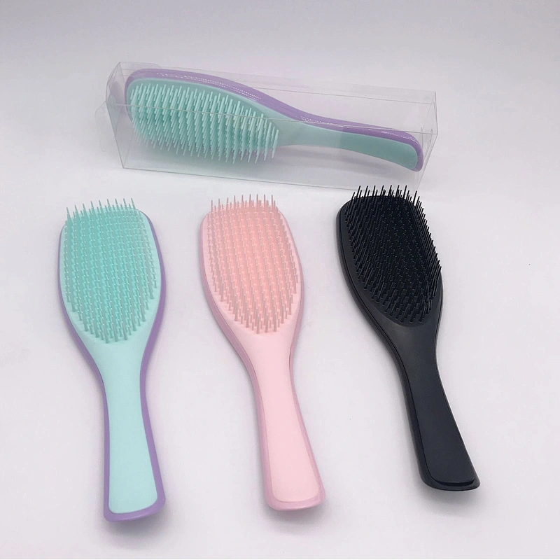 Matt Top Magic Hair Brush Loop Extension Tangle Personalized Detangling