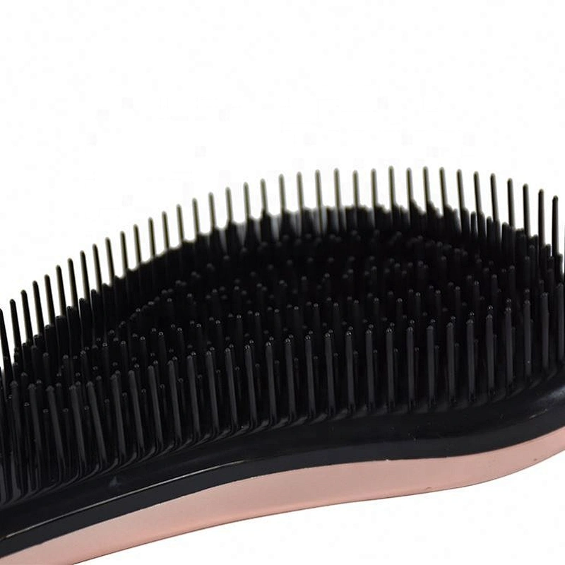 Hot sell personalized Durable Fashion Comfortable Wholesale Rose Gold Detangle electroplated Hair Brush