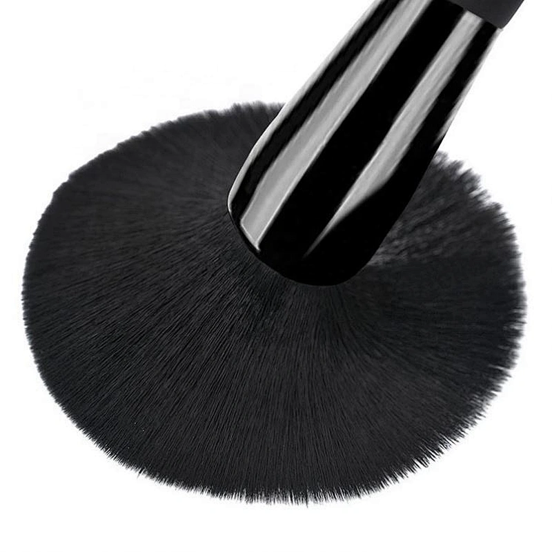 SHIMIAO 9Pcs Pro Luxury Professional Private Label Black Makeup Brush Set With Belt Bag
