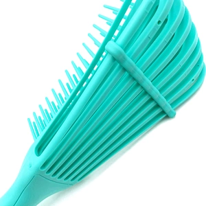 Full rim control hair stylist ring brush, large, fast drying, flat vent, free movement of eight bristles hair brush