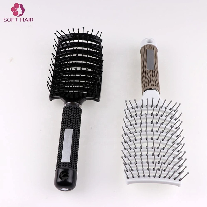 Women Hair Scalp Massage Comb Bristle & Nylon Hairbrush Wet Curly Detangle Brush For Salon Hairdressing Styling Tools