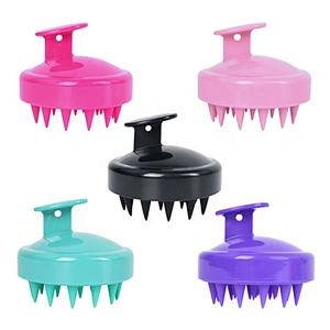Amazon hot seller Head Scalp Massager Comb Silicone Baby Hair Shampoo Brush Wholesale