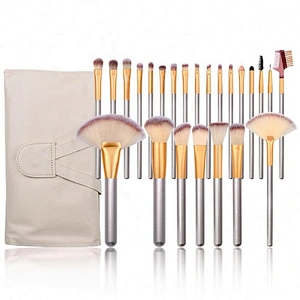 New Product Wholesale Quality Brush Make Up Profesional Set Man-Made Fiber Portable Makeup Brushes 24 Pcs