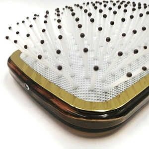 New fashion style OEM manufacturer color change shiny tangle free scalp customized detangling hair brush