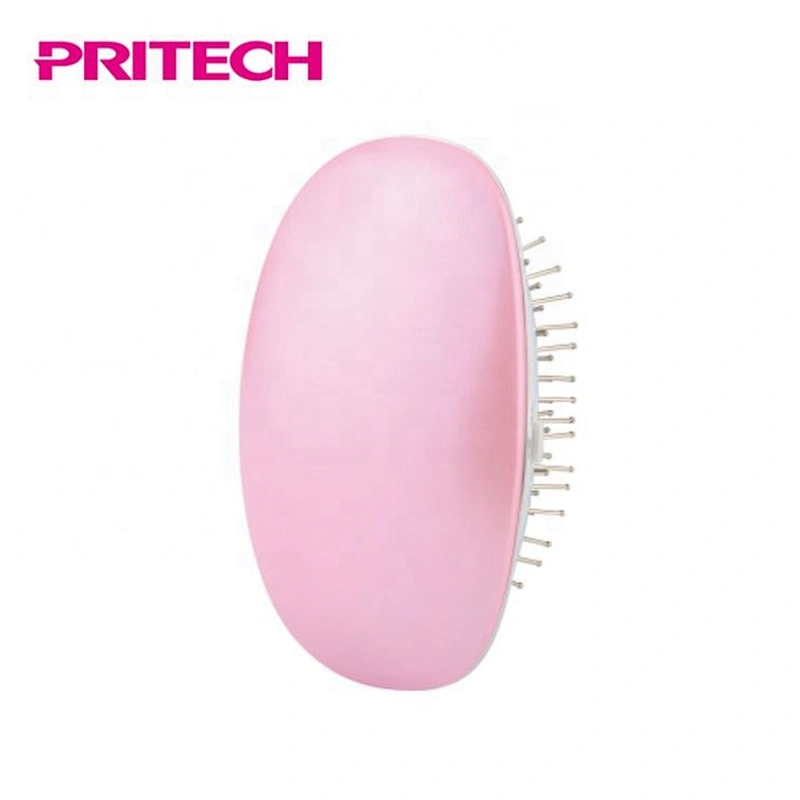 PRITECH Beauty Battery Operated Massager Comb Electric Ionic Hair Brush