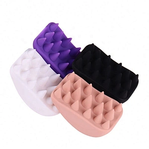 Silicone Head Scalp Massager Shampoo Brush Invigorating Comb Shower Body Washing Hair