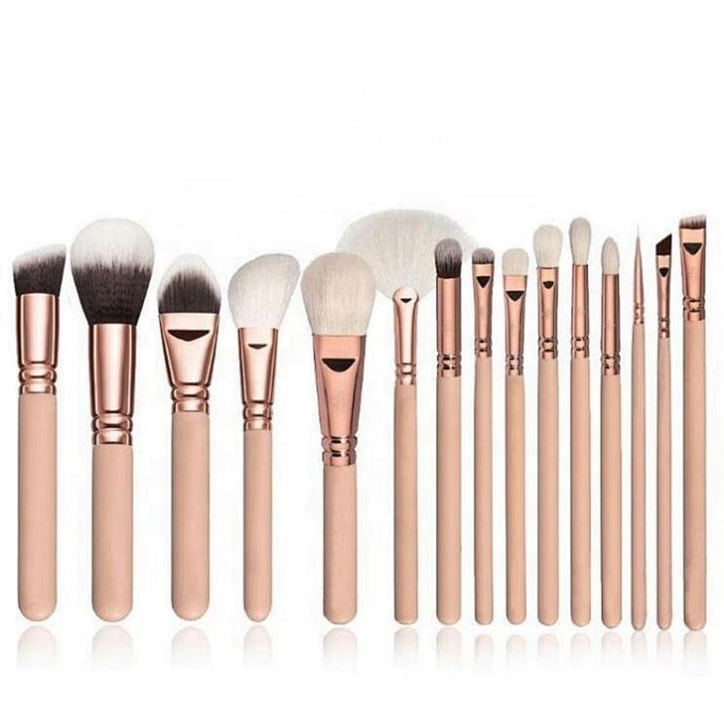Wholesale New Style Cosmetics Lady Makeup Tools Brushes With Pu Bag Professional Brush Set -Mbbrush 0001