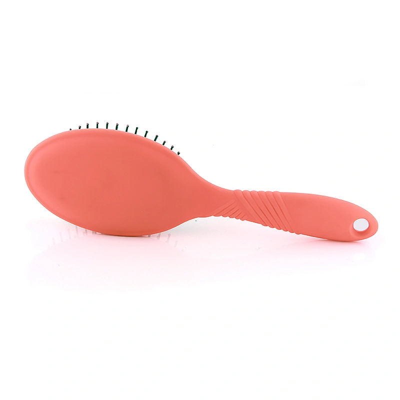Xinlinda Brand Cushion Easy Clean Ion Fusion Wet Private Label Professional Hair Brush Round Ionic Wood Compact Nylon