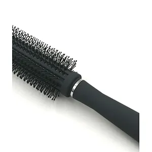 Lirong Professional Hair Brush Bristle Detangling Wet Plastic Custom Logo Thin Nylon Round Laser
