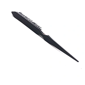 Black personalized custom edge control popular mini pocket edge brush