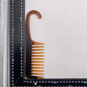 customize private label wide tooth hair cutting comb for salon