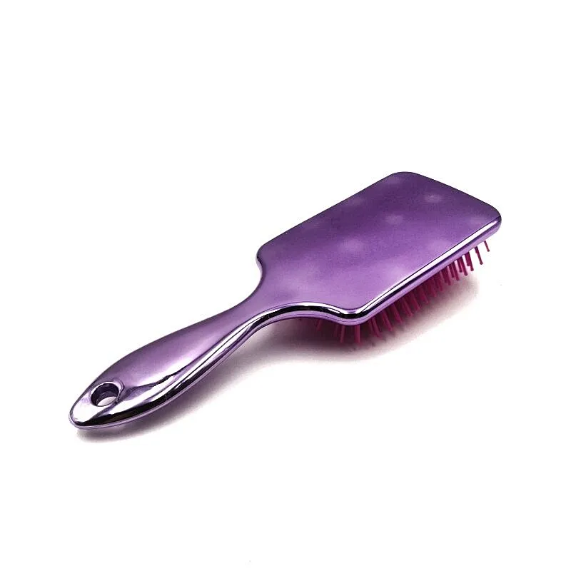Xinlinda premium hot sale new product galvanized glossy surface hair paddle cushion brush