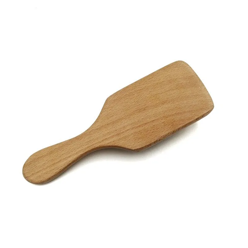 Goat Baby Hair Brush Wooden Hair Brush and Comb Set Waterproof