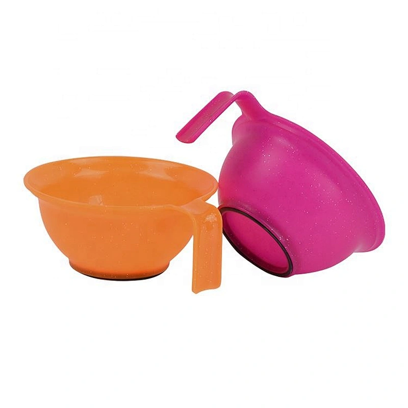 Factory price Purple Glitter Hair Dye Tint Bowl Color Mixing Bowl salon Hairdresser Coloring Bowl