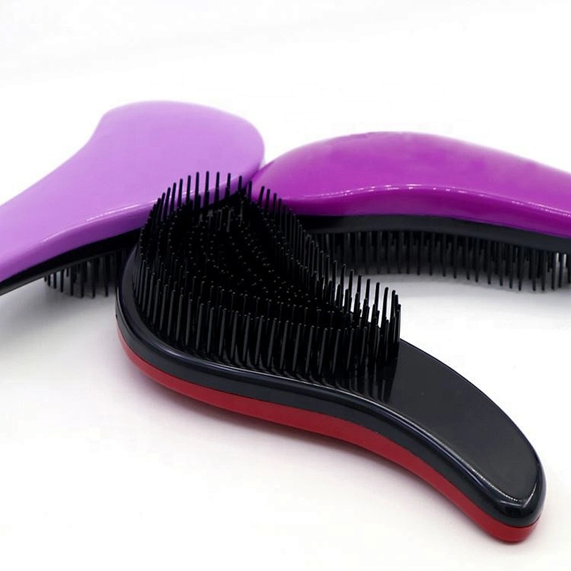 Private Label Hot Sale Plastic Hair Massage Brush High Quality Portable Detangling