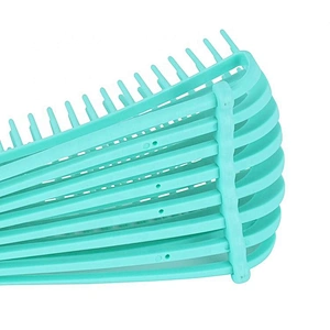 PVC box set octopus shape 8 lines air wave brush for hair fast drying plastic flexible hairbrush detangle