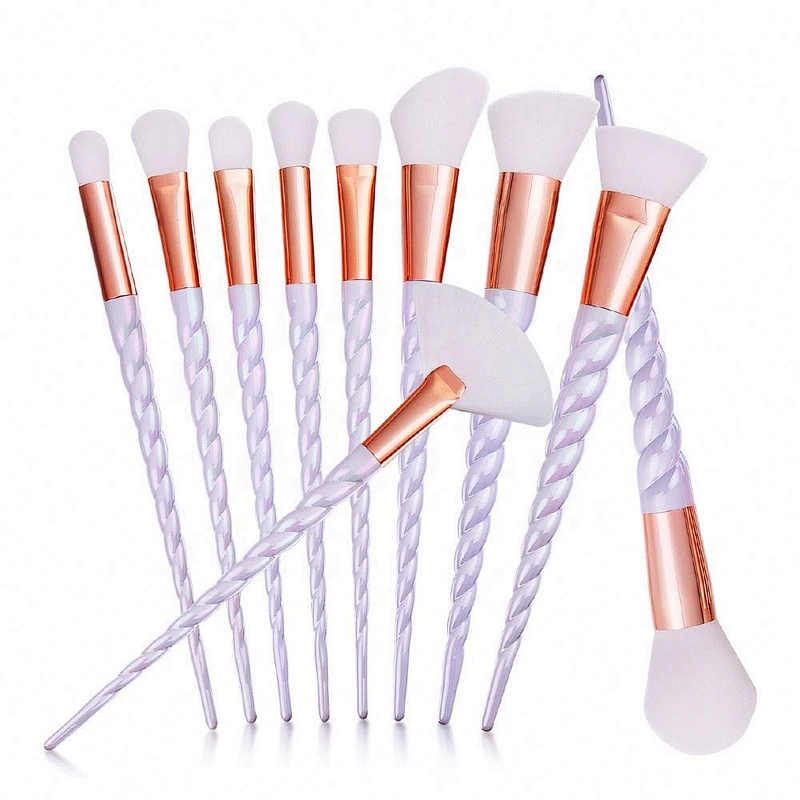 High Quality Custom Logo 10Pcs Brushes For Makeup Sets Brochas Para Maquillajeestuches De Maquillaje