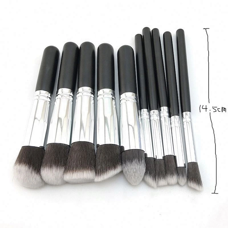 Shopify Service 10 PCS/Set Beauty Powder Eye Shadow Cosmetic Makeup Brushes Set Large Stock