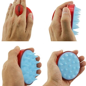 New Arrival Silicone Hair Scalp Massage Shampoo Brushes Body Shower Brush Bath Spa Slimming
