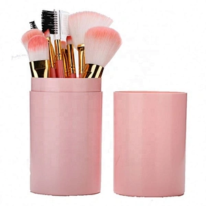 12Pcs Makeup Brushes Set With Package Premium Synthetic Foundation Brush Blending Face Powder Blush Concealer
