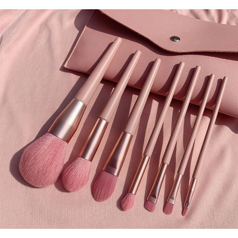 2020 New Arrivals Flame Shape Makeup Brush Foundation Powder Highlighter Cosmetic Brushes Kit