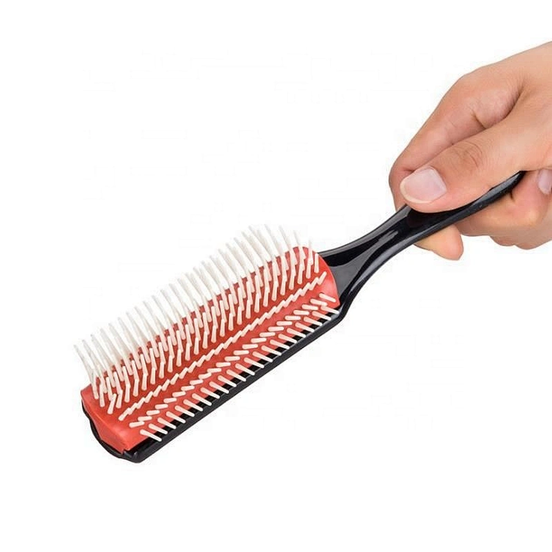 Factory Direct Top Selling Abs Custom Plating Denman Hair Brush