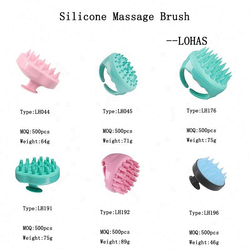 Silicone Scalp Hair Massage Brush,Scalp Massaging Shampoo Brush