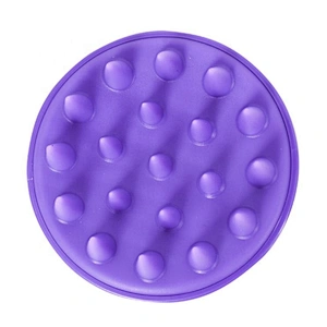 ABS colorful washing care shower shampoo scalp massager brush soft silicone teeth handheld claw head massage