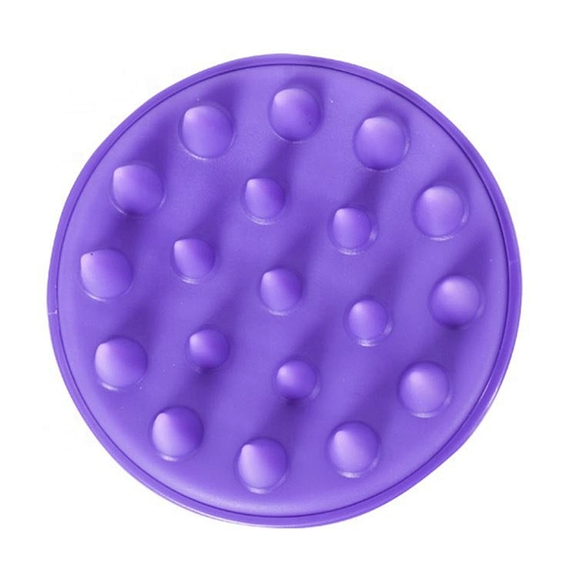 ABS colorful washing care shower shampoo scalp massager brush soft silicone teeth handheld claw head massage