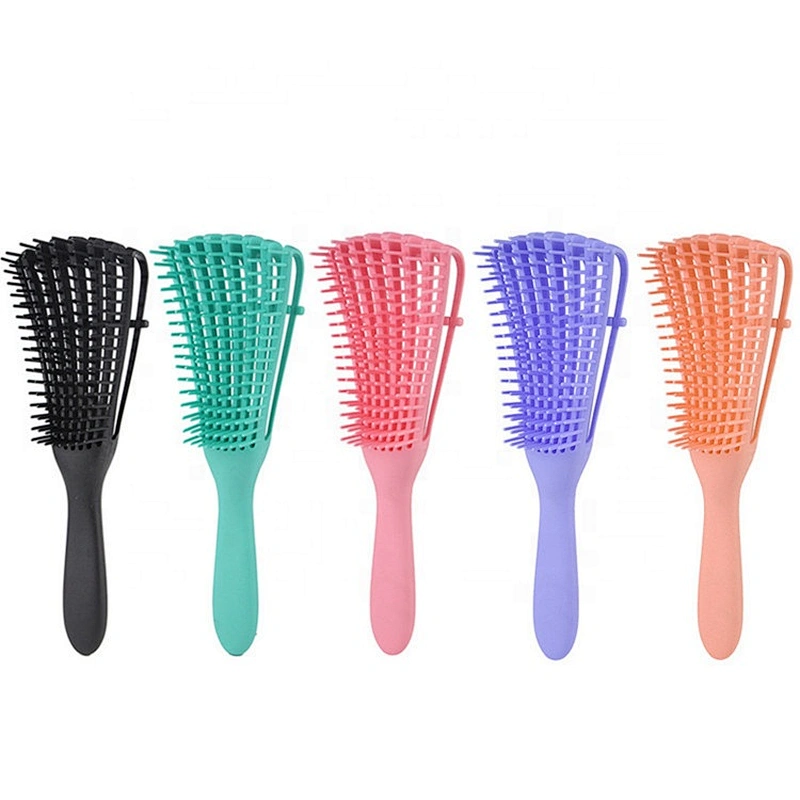 2020 China Supplier Hot Designer Paddle Detangling Salon Custom Comb Glitter Bling Scalp Eco Friendly Hair Massage Brush Set