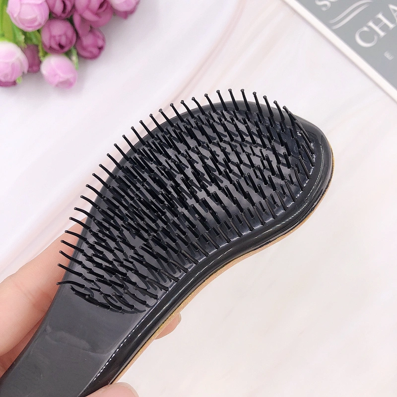Flash Magic Glitter Handle TT Comb Extension Hairbrush Tangled Hair Brush