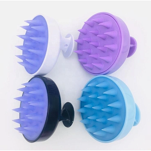 Silicone Head Massager Shampoo Scalp Massage Brush Hair Washing Comb Body Shower Bath Spa Slimming