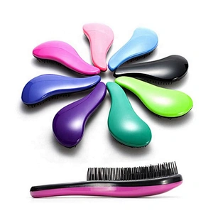 Wholesale Magic Anti-static Handle Tangle Massage Plastic Detangling Hair Brush