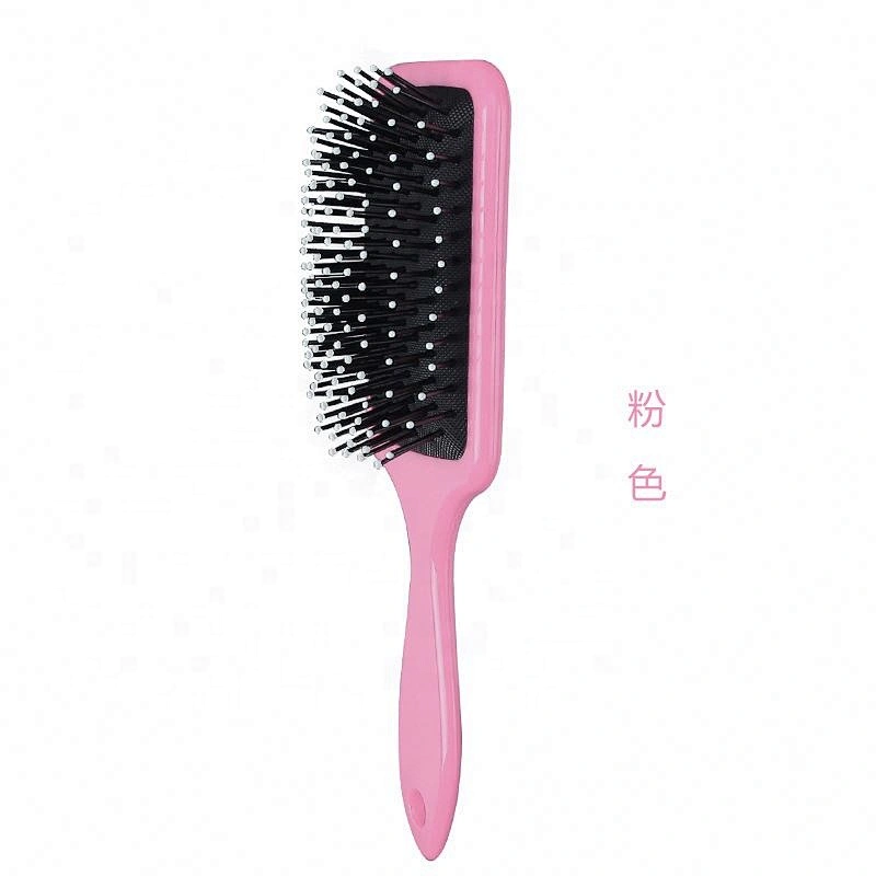 Private Label Paddle Brush Straightener Hair Scalp Massage Comb Plastic Head Brus