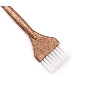 Custom hair styling tool square paddle pad marble hair dye brush