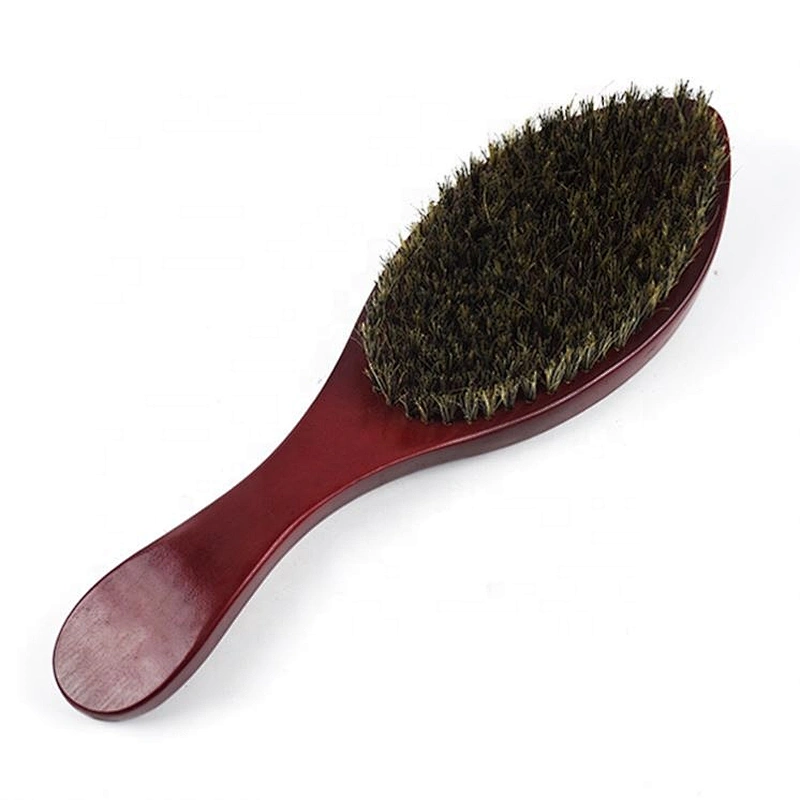 Private label big size wave 360 massage wholesale oval hair brush men's grooming care tools